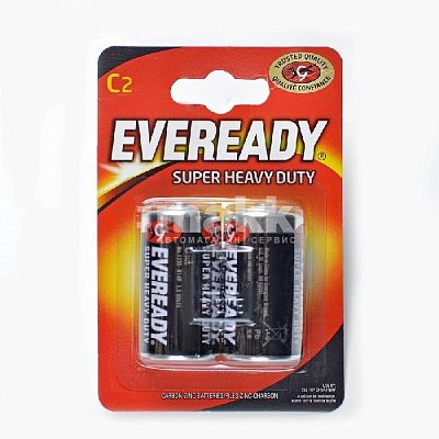 Батарейка R14 Eveready Super Heavy Duty FSB2 (2шт/бл)