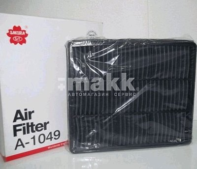 Фильтр воздушный A1049 Sakura (A-3008) снят, замена на A1091