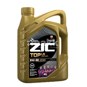 Масло моторное ZIC TOP LS 5W30 C3 синтетическое 4л API SN ACEA C3