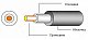 Кабель для фотогальванических электрических установок PV-1F 1x6.0 mm2, черн.,метр