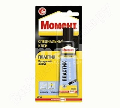 Клей для пластика 30гр Момент блистер 1623297
