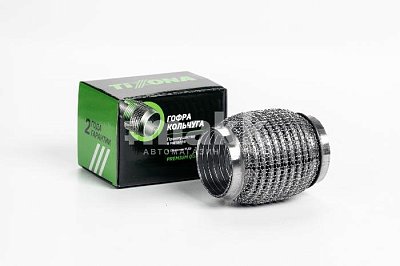Гофра 55/100 (AISI 304 wire mesh, interlock) P55100WM Tixona