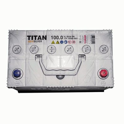 Аккумуляторная батарея 100 Ач ТИТАН Asia Silver (115D31L) о/п 30,4*17,5* 22,1