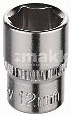 Головка торцевая стандартная шестигранная 1/4" 12 мм Кraft 700650