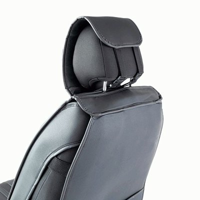 Накидки на сиденье Car Performance передние 2 шт экокожа черные CUS-3012 BK/BK