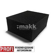 Губка AVS SP-15 чёрная без индивид. упаковки (120 x100 x 50мм)