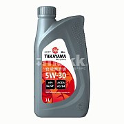 Масло моторное TAKAYAMA 5W30 синтетическое API SL/CF 1л пластик