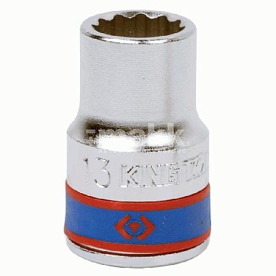 Головка торцевая стандартная двенадцатигранная 1/2", 13 мм King Tony 433013M