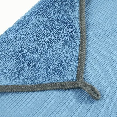 Салфетка из микрофибры 50x60 Green Star голубая с серым 600 гр/м2     РАСПРОДАЖА!!