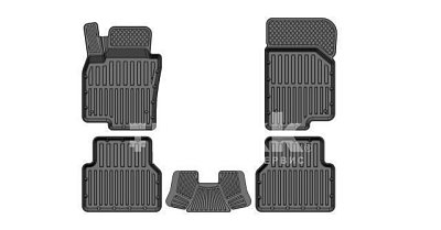 Коврики в салон Volkswagen Tiguan (07-16) к-т 4шт черный SRTK W.TIG.07G.02067
