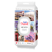 Салфетки влажные 120шт универсальные с клапаном Salfet Traveli 72726