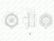 Мотор отопителя салона Tucson Kia Sportage (04-) FFH1124 Fehu