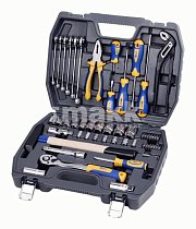 Набор инструмента 1/2"Dr и 1/4"Dr 56 предметов Кraft 700303