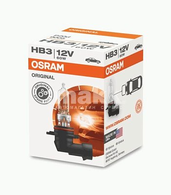 Автолампа HB3 12V 60W OSRAM 9005 P20d 