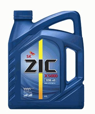 Масло моторное ZIC X5000 10W40  полусинтетическое 4л