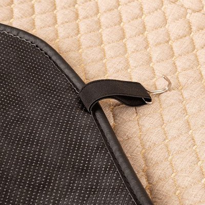 Накидки на сиденье Car Performance передние 2 шт  fiberflax бежевые 5шт/уп CUS-1052 BE/BE