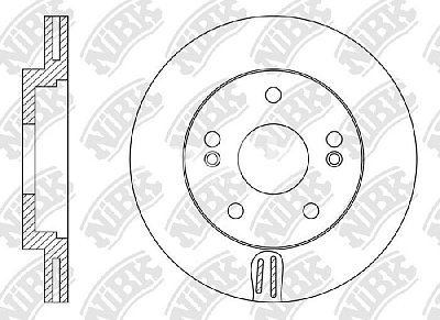 Диск тормозной передний RN1548 NIBK (2шт)