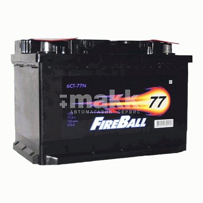 Аккумуляторная батарея 77 Ач FIREBALL п/п  27,7*17,5*19