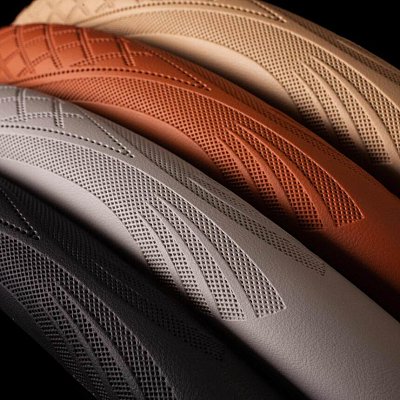 Оплетка  экокожа черная Autoprofi Car Performance обьемное тиснение 25шт/уп CP-2010 BK (M)