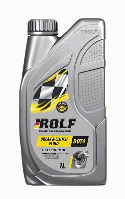 Тормозная жидкость ROLF Break Clutch Fluid DOT-4 910г 