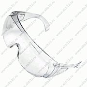 Очки защитные Сибртех открытого типа, прозрачные, ударопрочный поликарбонат 89155