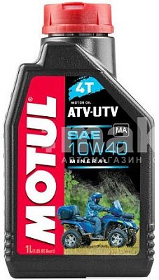 Масло моторное Motul квадро ATV UTV  4T 10W40 1 л 105878 (12шт/уп)