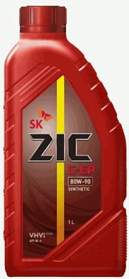 Масло трансмиссионное ZIC G-EP 80W90 синт. API GL-4 1л