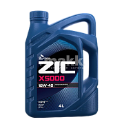 Масло моторное ZIC X5000 10W40  полусинтетическое 4л