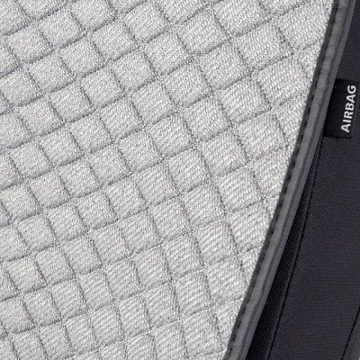 Накидки на сиденье Car Performance передние 2 шт  fiberflax серые CUS-1032 GY