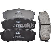 Колодки тормозные дисковые задние TOYOTA Land Cruiser, MITSUBISHI Pajero, LEXUS BP21243 SB NAGAMOCHI
