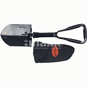 Лопата штыковая складная 58см АвтоDело металлическая в чехле
