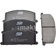 Колодки тормозные дисковые передние BP21077 SB NAGAMOCHI