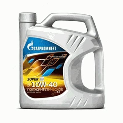 Моторное масло Gazpromneft Super 10W-40 полусинтетическое 4 л 