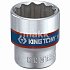 Головка торцевая стандартная двенадцатигранная 1/4", 10 мм King Tony 233010M