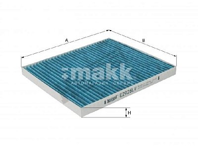 Фильтр салонный Hengst E2925LV (CU 2336) DONGFENG, KIA, HYUNDAI TUCSON противоаллергенный