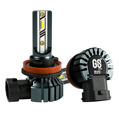 LED Автолампа H11 15V 15W 6500K 3000 Lm X2-H11 Green Star 2шт