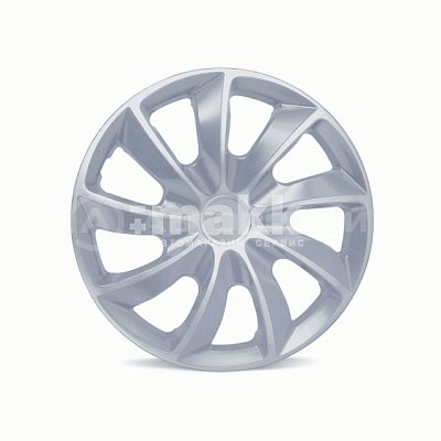 Колпаки Autoprofi  пластик регулир обод к-т 4пр металлик 16"(400мм) 4шт/уп WC-2005 SILVER (16)