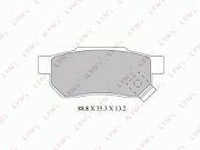 Колодки тормозные задние BD3428 LYNXauto