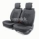 Накидки на сиденье Car Performance передние 2 шт fiberflax черные CUS-2062 BK/BK