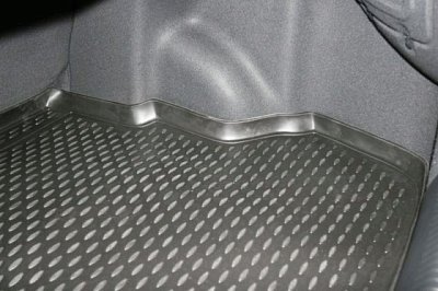 Коврик в багажник Novline KIA Rio, 2011-2014, 2014+ сед. черный 1шт NLC.25.38.B10