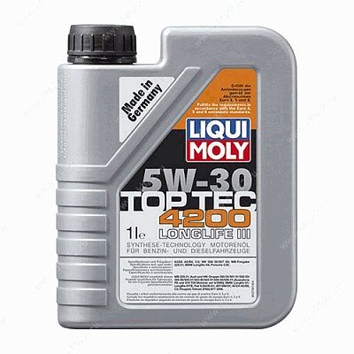 Масло моторное LIQUI MOLY Top Tec 4200 New Generation 5W30 синт. API SP ACEA C3 1л