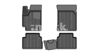 Коврики в салон Chevrolet Aveo (06-12) к-т 4шт черный SRTK Премиум PR.CH.AV.06G.02033