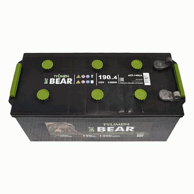 Аккумуляторная батарея 190 Ач Tyumen BatBear п/п  51,8*22,8*23,8