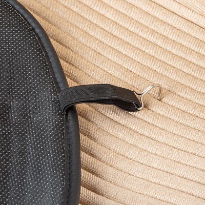 Накидки на сиденье Car Performance передние 2 шт  fiberflax бежевые CUS-1042 BE