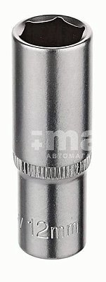 Головка торцевая глубокая шестигранная 1/4" 12 мм Кraft 700659