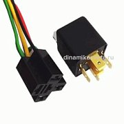 Реле силовое 5 контактов 90.3747СБ5(а) с кронштейном в сборе с колодкой 9016 для автосигнализации