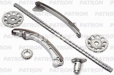 Комплект цепи ГРМ Toyota Corolla #ZZ PTCK057 Patron