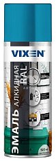 Эмаль алкидная VIXEN универсальная голубая, глянцевая аэрозоль 520мл RAL5012