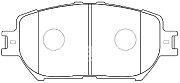 Колодки тормозные передние дисковые BP21479 SB NAGAMOCHI