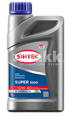 Масло моторное SINTEC Super 3000 10W40 п/синт. API SG/CD  1л